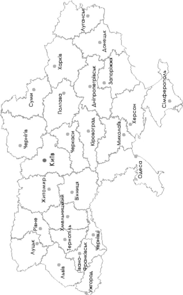 Контурні карти України